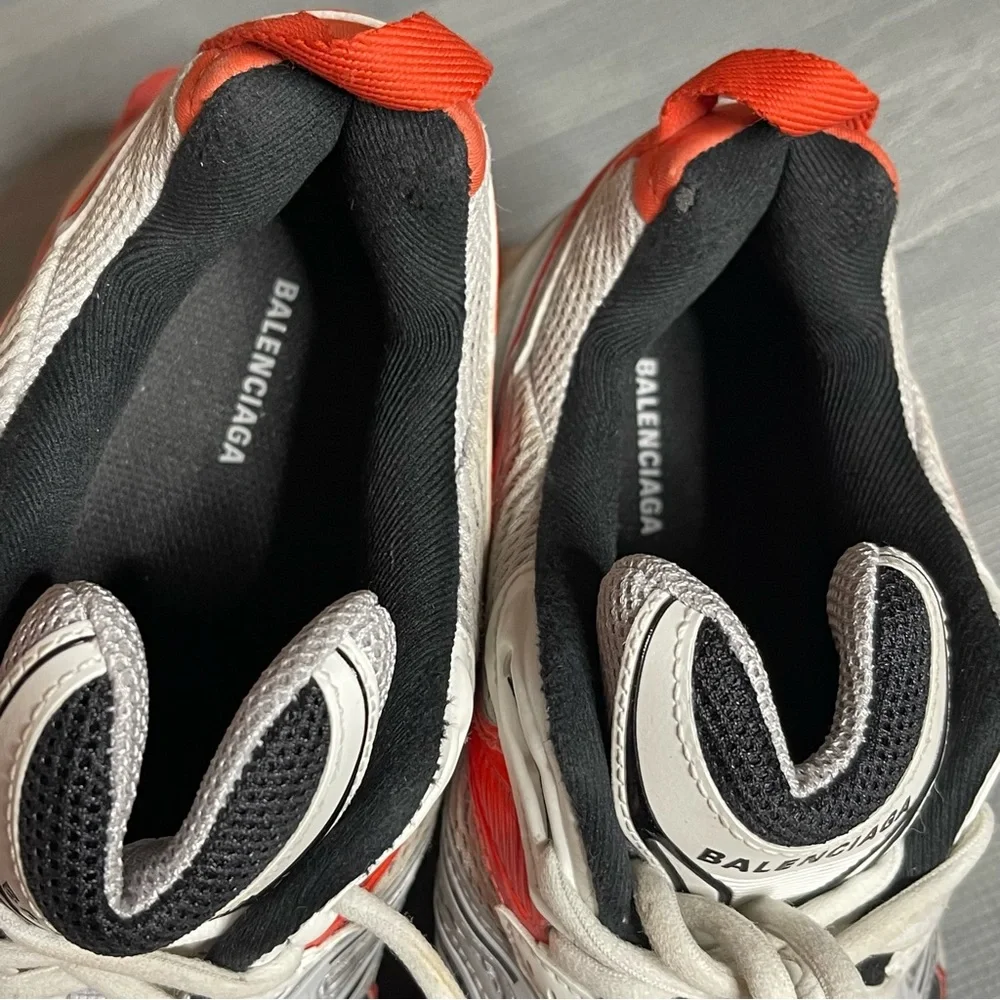 Balenciaga Size 42 Xpander Expander Dad Sneakers Low Cut Shoes orange - Picture 11 of 12